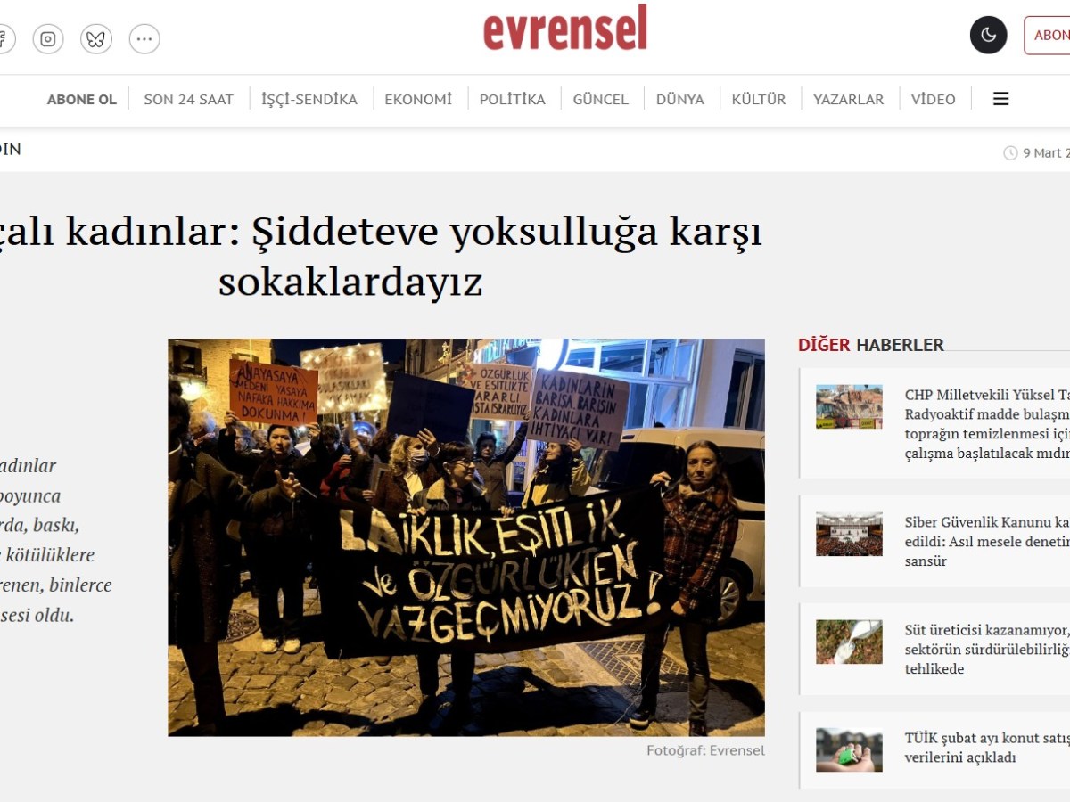 FOÇALI KADINLAR: ŞİDDETE ve YOKSULLUĞA KARŞI SOKAKLARDAYIZ